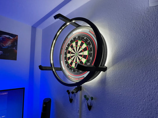 Autodarts Setup – Gesamtansicht im Raum