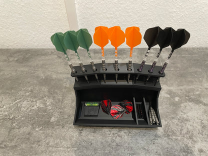 Wandhalterung / Dart Ständer mit Ablage
